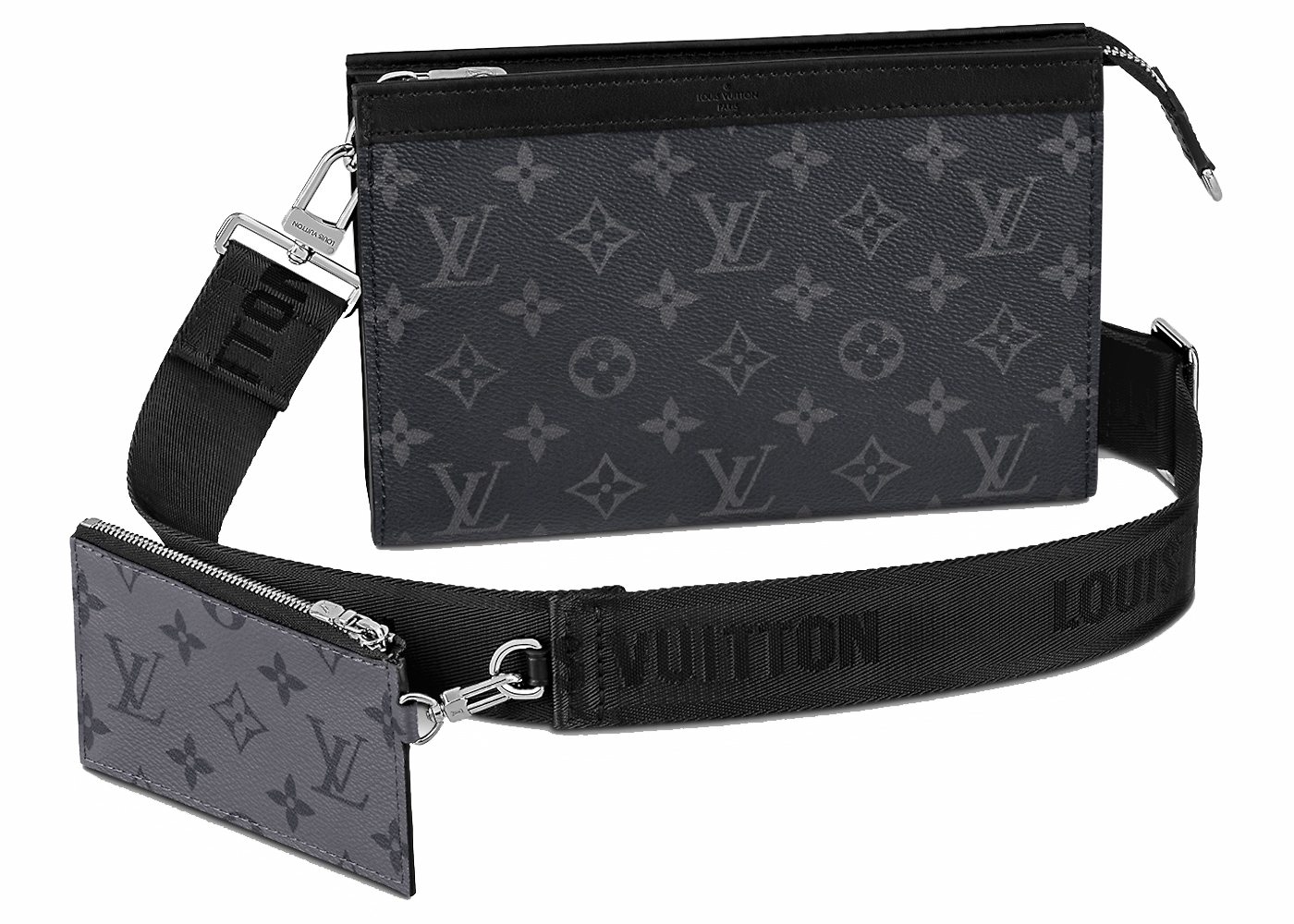Louis Vuitton Black Monogram Shadow Leather Gaston Wearable Wallet Black  Hardware 20212022 Available For Immediate Sale At Sothebys