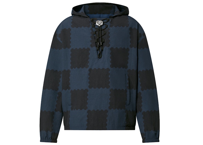 Louis Vuitton x Nigo Giant Damier Laces Windbreaker Dark Ocean