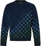Louis Vuitton Navy Blue Cotton Gradient Monogram Fil Coup Sweatshirt M Louis  Vuitton