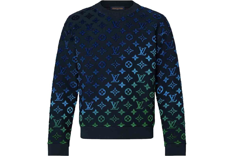 gradient monogram sweatshirt