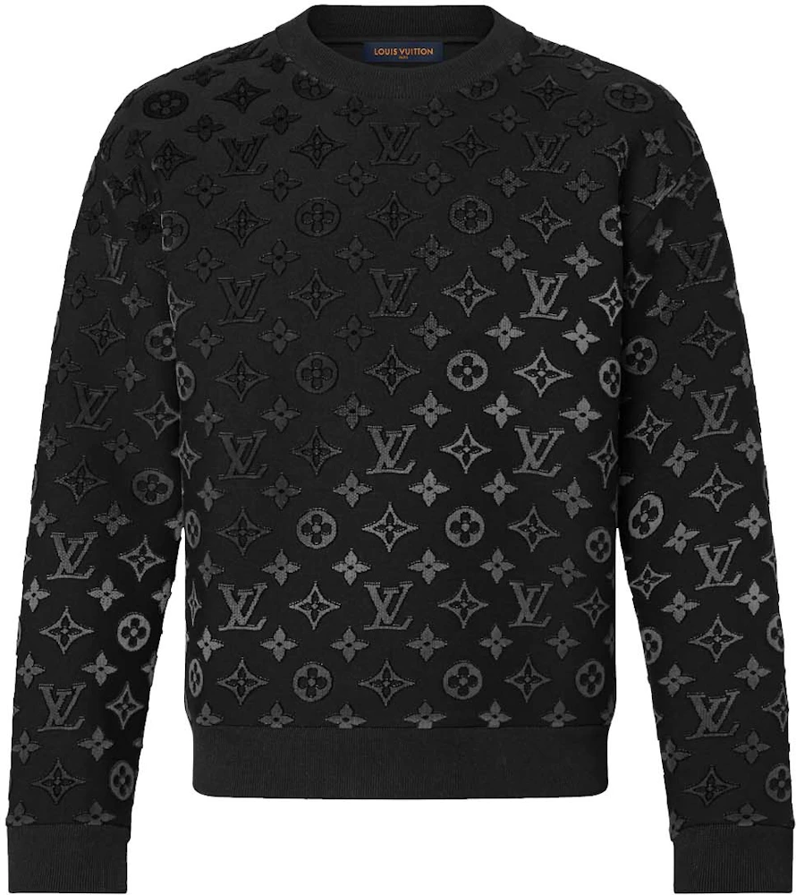 Sweatshirt Louis Vuitton Black size M International in Synthetic