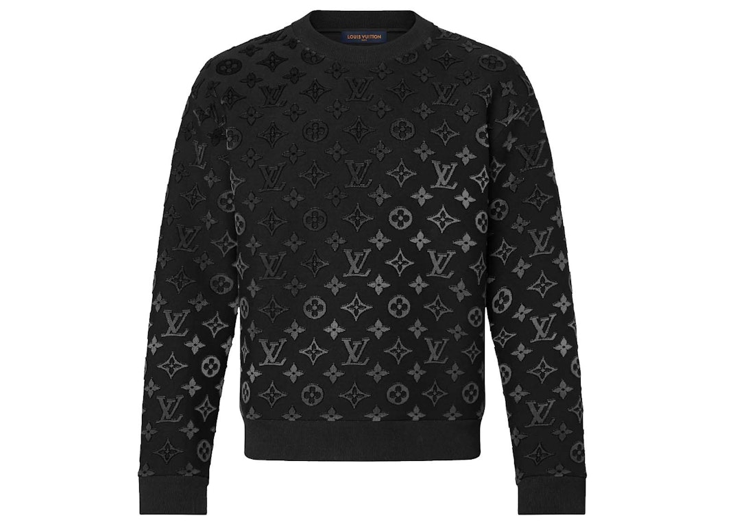 Pre-owned Louis Vuitton Gradient Monogram Fil Coupe Sweatshirt Multicolor