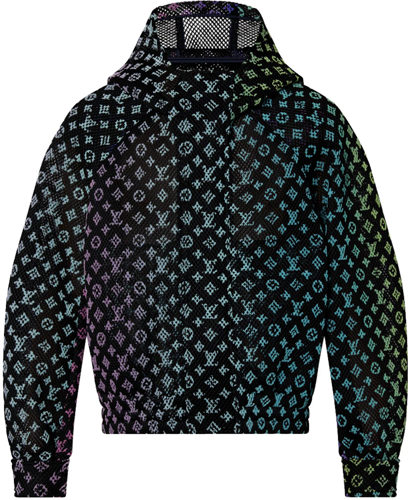 Louis Vuitton 2022 Monogram Gradient Mesh Denim Jacket - Black Outerwear,  Clothing - LOU719965