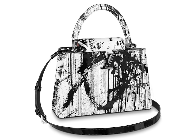 Louis Vuitton Gregor Hildebrandt Capucines MM Black/White in