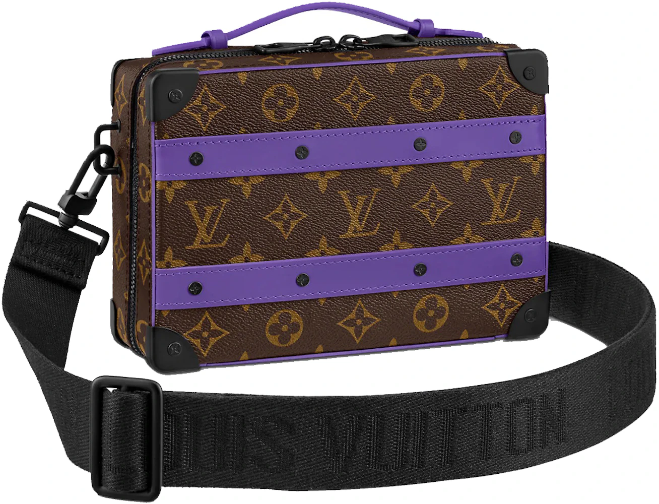 Louis Vuitton Handle Trunk Monogram Mirror in Coated Canvas with