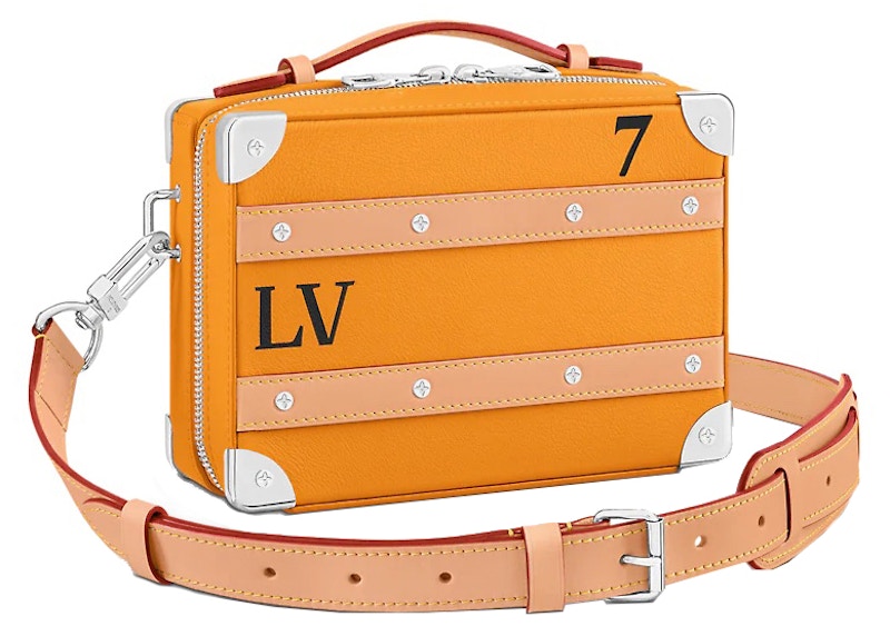 Louis Vuitton Handle Soft Trunk Saffron Yellow in Cowhide Leather