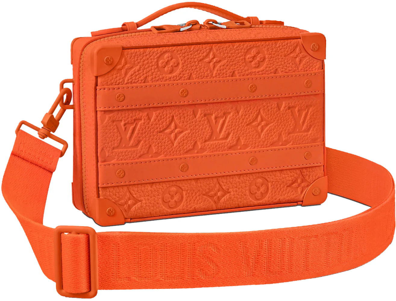 Louis Vuitton Handle Soft Trunk Taurillon Monogram Orange in Cowhide  Leather with Silver-tone - GB