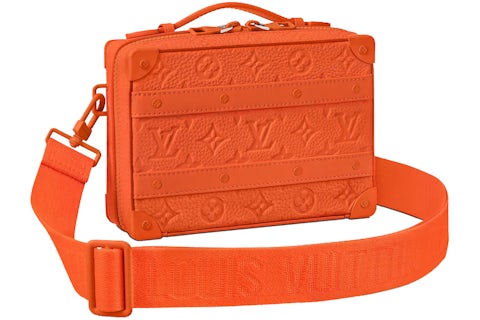 Louis Vuitton Handle Soft Trunk Taurillon Monogram Orange in