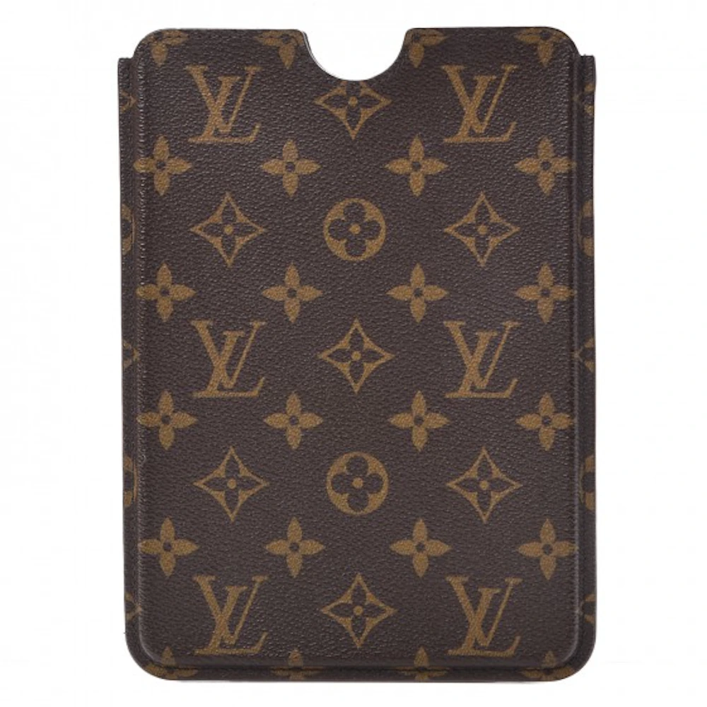 Louis Vuitton Case Ipad Monogram Brown in Toile Canvas with Gold-tone - US