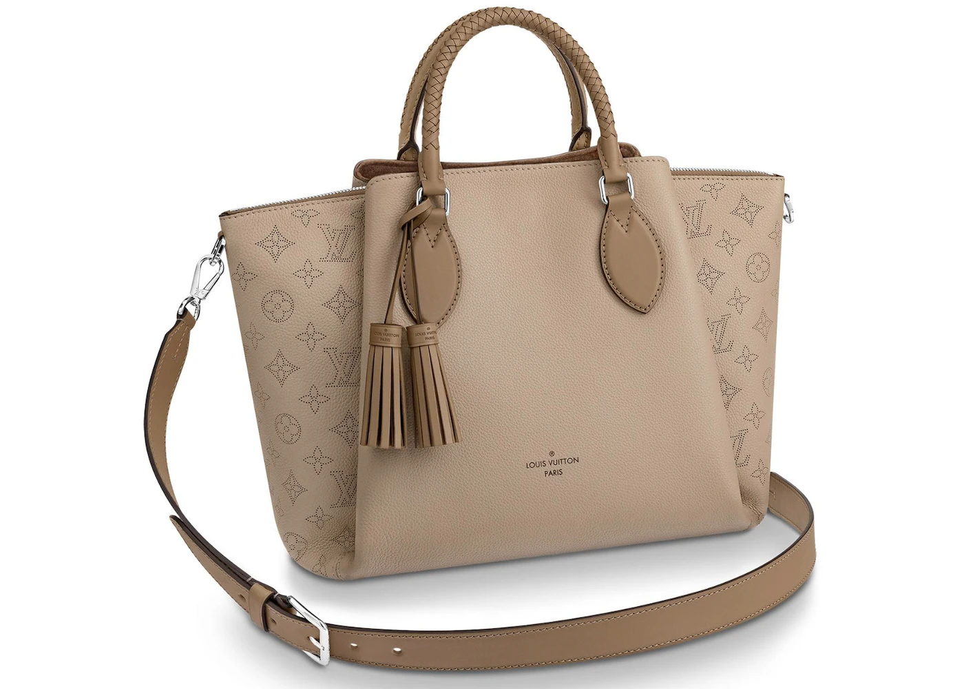 Louis Vuitton Haumea Galet in Perforated Calfskin with Silver-tone