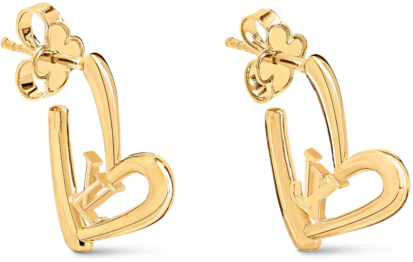 m ✨ on X: gold louis vuitton hoop earrings  / X