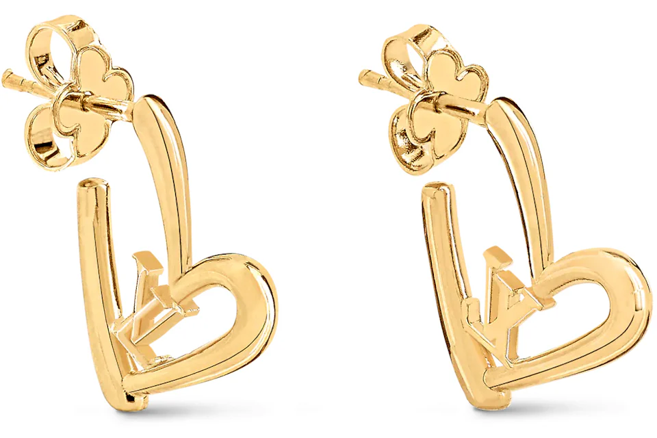 Louis vuitton heart earrings Clearance