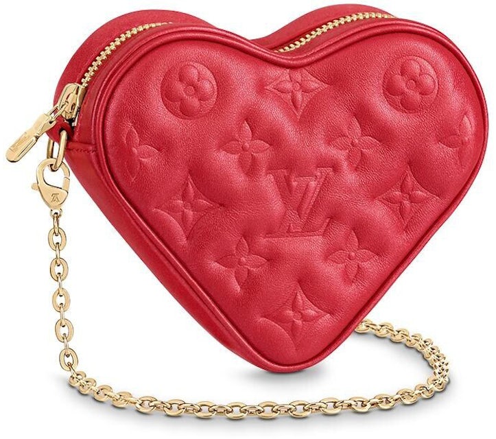 Louis Vuitton Limited Edition Sac Coeur Heartbox Monogram Pink