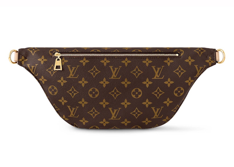 Louis Vuitton High Rise Bumbag Monogram in Coated Canvas with Gold