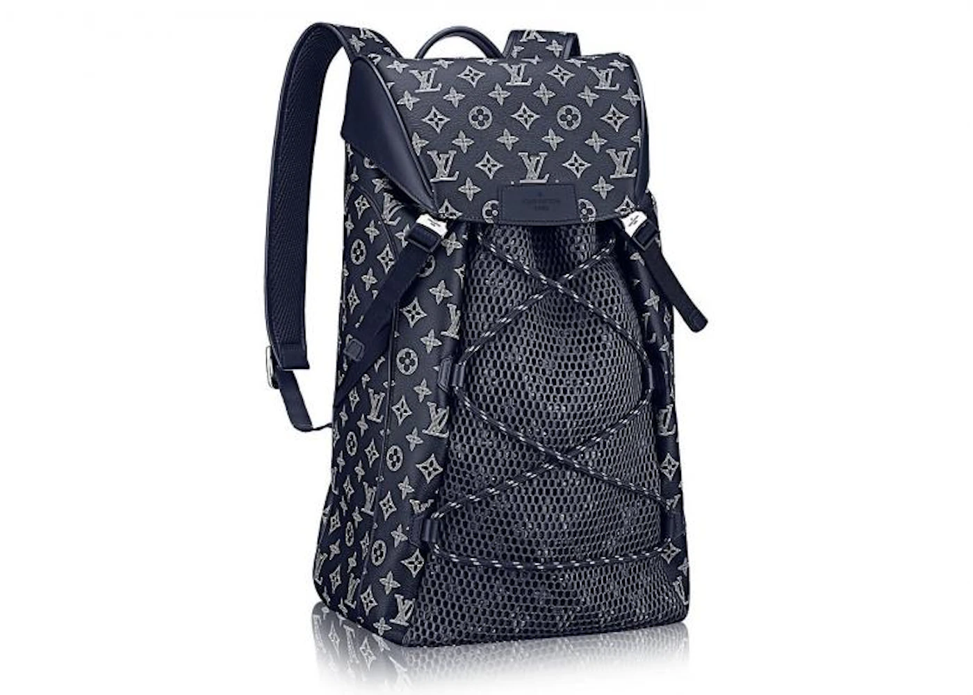 Louis Vuitton Hiking Backpack Savane Monogram Chapman Ink in Coated Canvas  with Silver-tone - US