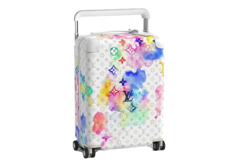 louis vuitton luggage white