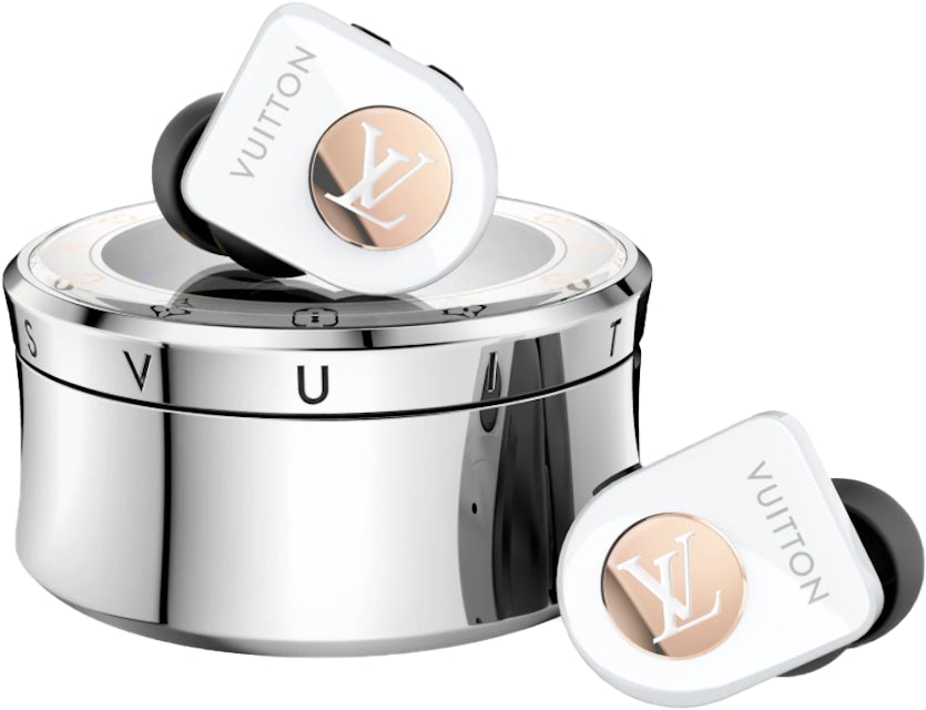 Louis Vuitton QAB120 Horizon Wireless Earphones White Gold