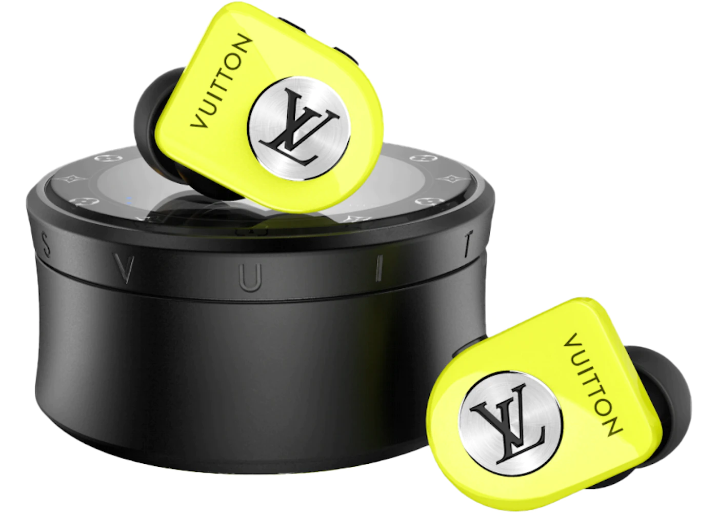 Louis Vuitton Horizon Wireless Earphones QAB140 Fluorescent Yellow