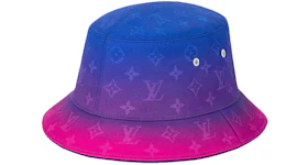 Louis Vuitton Illusion Monogram Bucket Hat Blue Gradient Pink