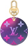 Louis Vuitton Mini Keepall Bag Charm And Key Holder Monogram Eclipse Black  125209185