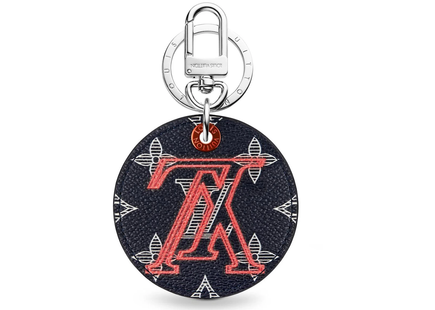 Louis Vuitton Illustre Bag Charm and Key Holder Monogram Upside Down Ink  Navy in Coated Canvas with Brass - US