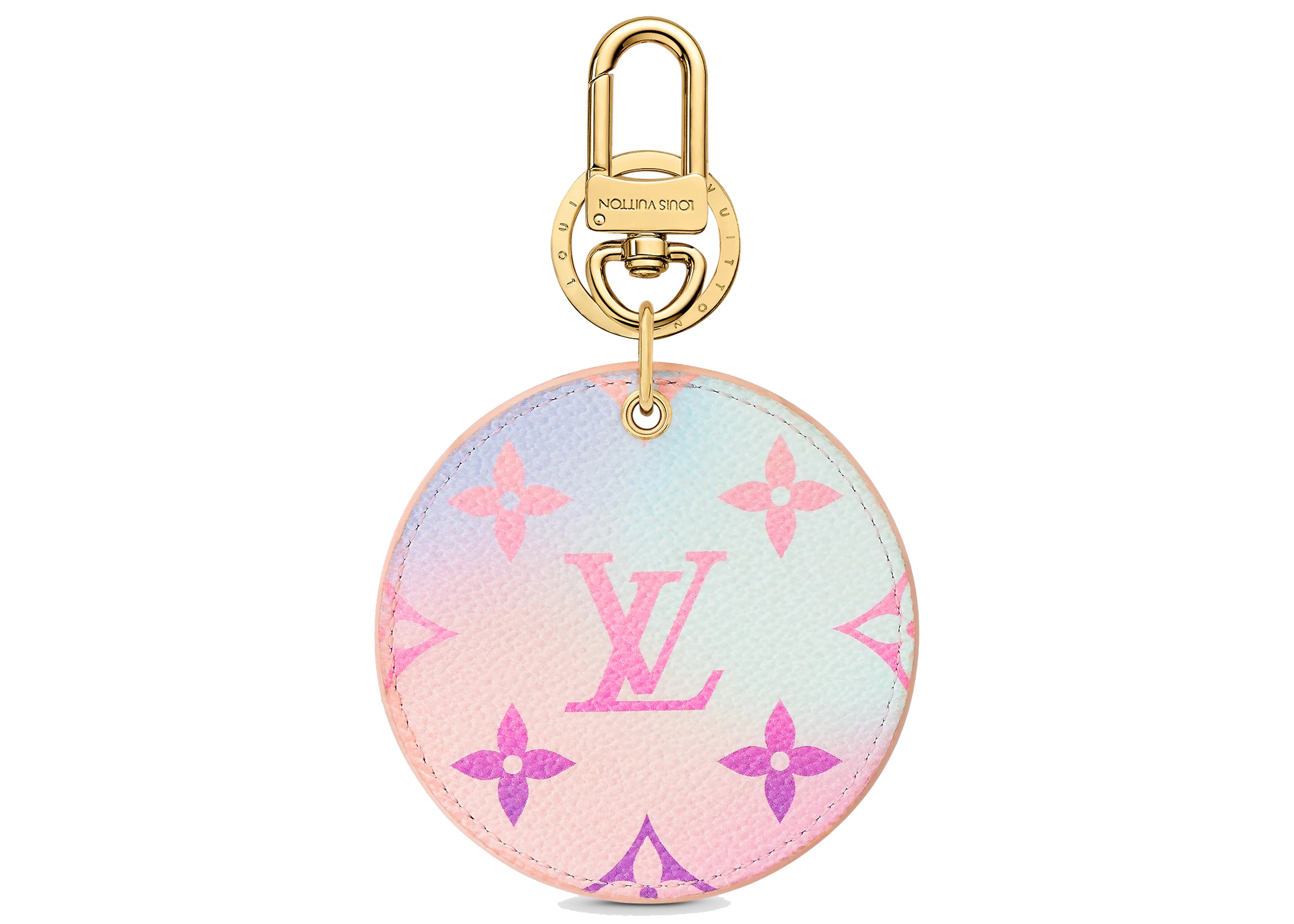 Louis Vuitton Illustre Bag Charm and Key Holder Sunrise Pastel in