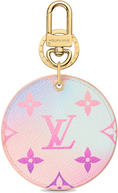Louis Vuitton Illustre Bag Charm and Key Holder Sunrise Pastel in Coated  Canvas with Gold-tone - US