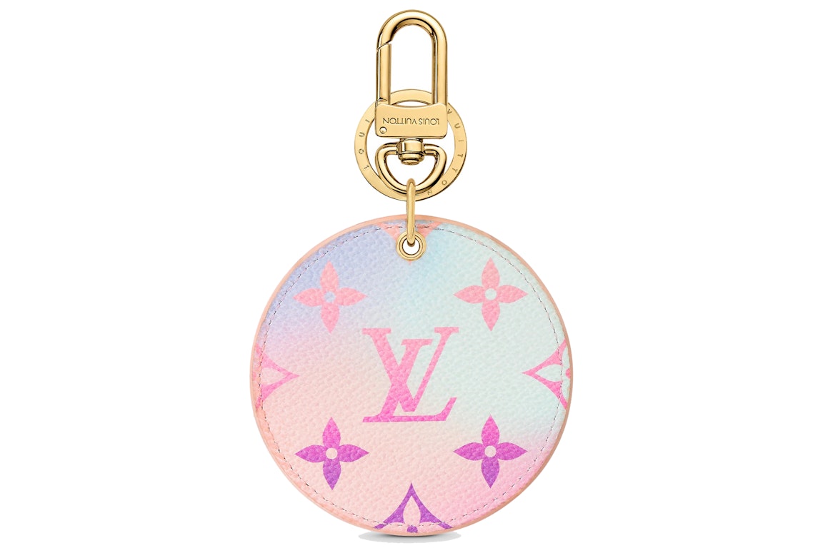 Pre-owned Louis Vuitton Illustre Bag Charm And Key Holder Sunrise Pastel