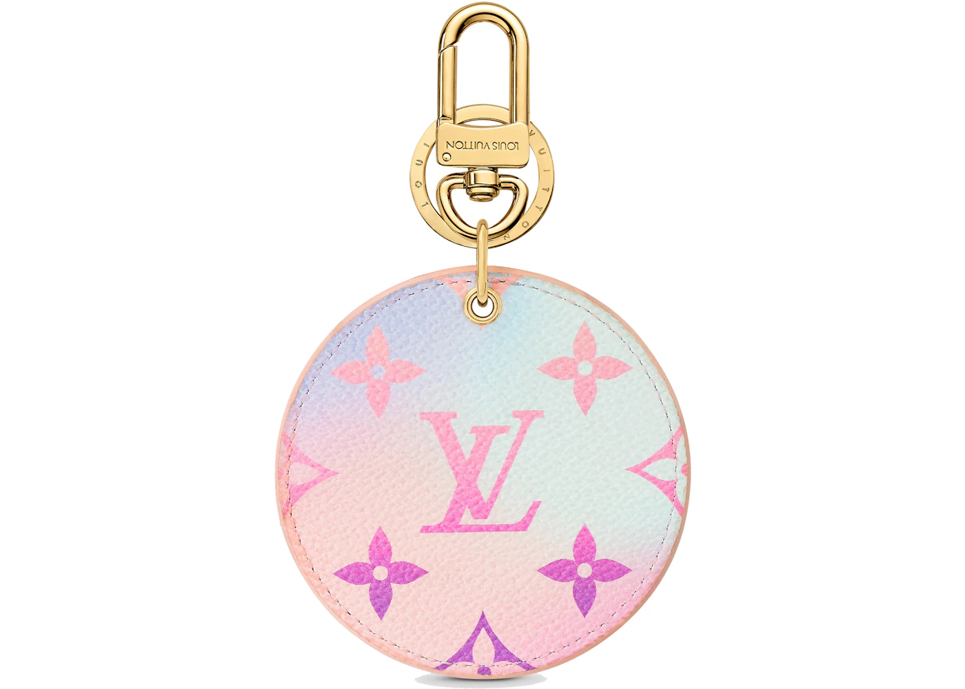 Louis Vuitton Key Holder and Bag Charm LV Escale Blue in Coated