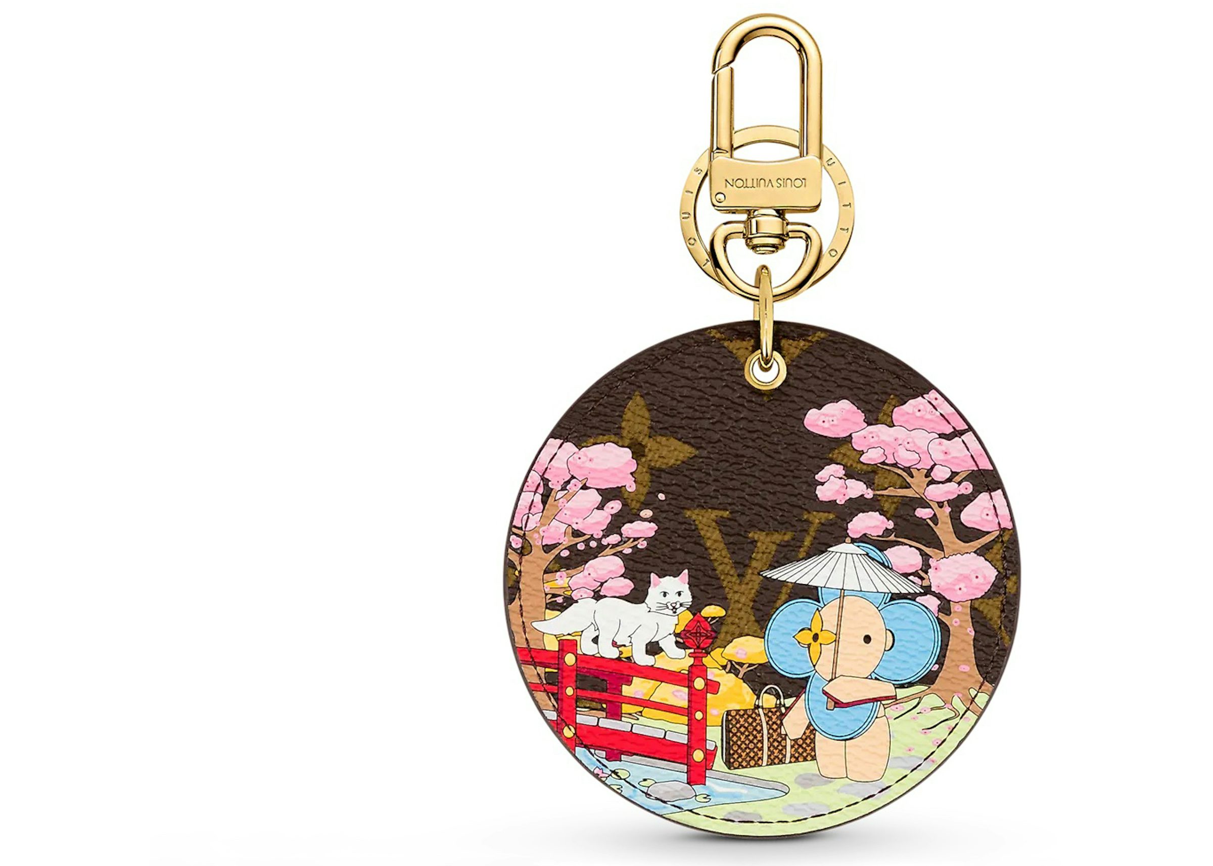 Louis Vuitton Illustre Japanese Garden Xmas Bag Charm and Key
