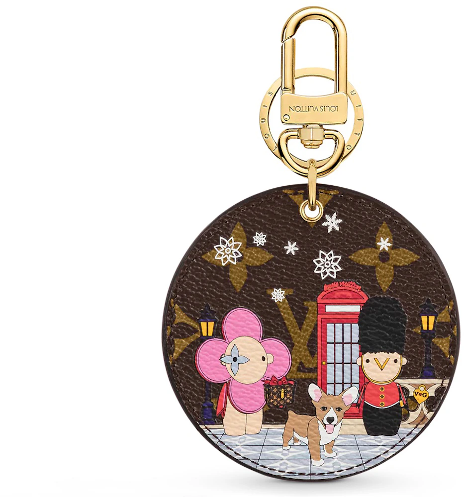 Louis Vuitton Illustre London Xmas Bag Charm and Key Holder Monogram  Vivienne Brown in Coated Canvas with Gold-tone - US