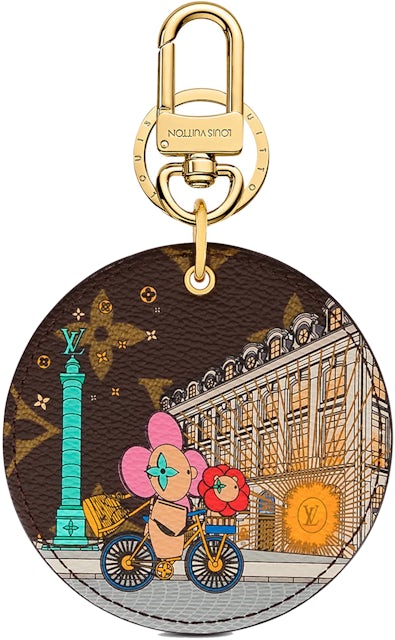 Louis Vuitton Illustre Xmas Paris Bag Charm And Key Holder Vivienne Holiday  Monogram Canvas/Pink in Coated Canvas with Gold-tone - US
