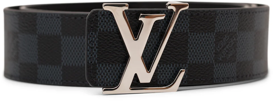 Louis Vuitton LV Initiales Belt Damier Cobalt 40MM in Canvas with ...