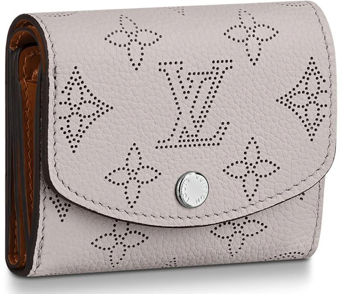 Louis Vuitton Iris Wallet Monogram Mahina XS Brume Grey in Calf Leather  with Silver-tone - US