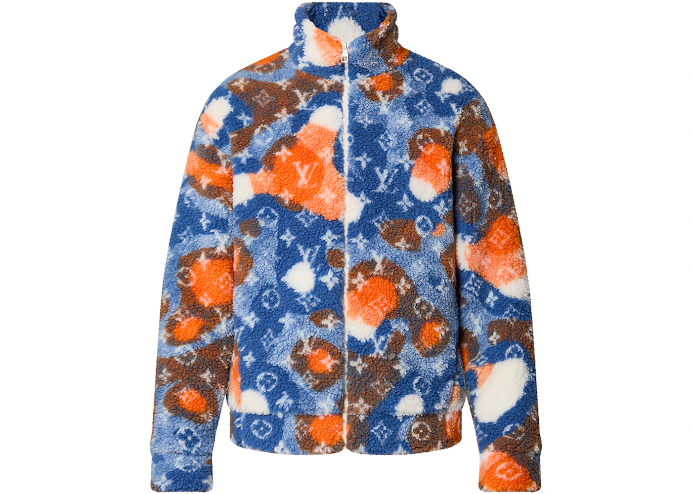Monogram Camo Fleece Jacket Louis Vuitton Blue Camo Jacket Louis