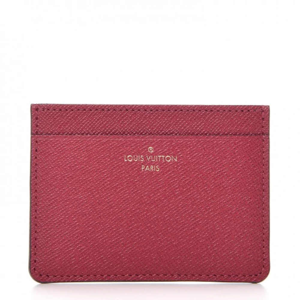 Louis Vuitton Jeanne Wallet Card Holder Insert Fuchsia in Coated Canvas - GB