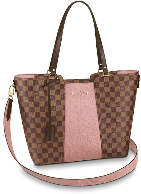 Louis Vuitton Jersey Damier Ebene Brown/Magnolia in Coated Canvas/Leather  with Gold-tone - US