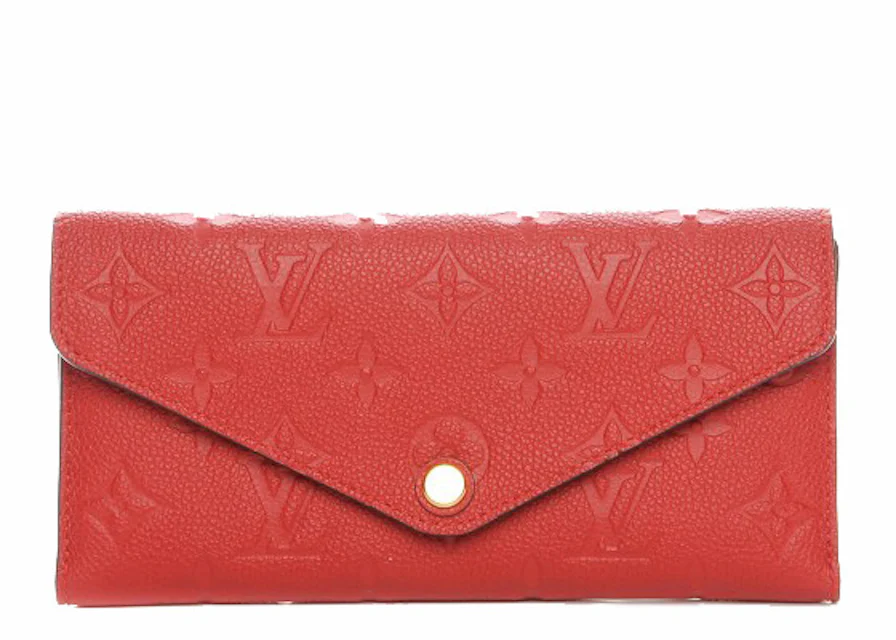 Louis Vuitton Josephine Wallet Monogram Empreinte Cerise in Leather ...