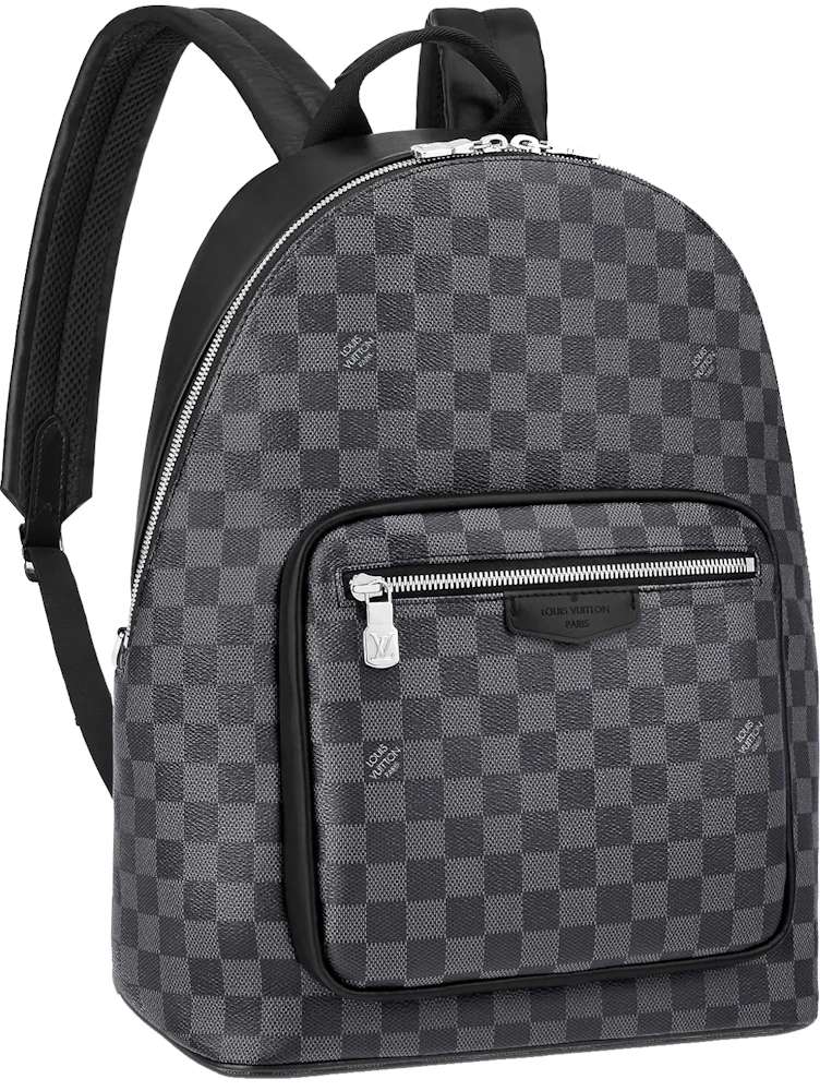 Louis Vuitton Josh Backpack Damier Graphite Black in Coated Canvas ...