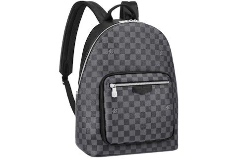 Louis Vuitton Josh Backpack Damier Graphite Black in Coated Canvas