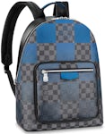 Authentic LOUIS VUITTON Josh backpack Damier Graphite Black Gray N41473  Preowned
