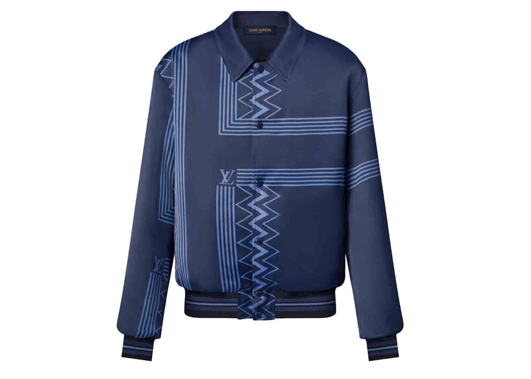 Louis Vuitton Embossed Cotton Tee Shirt indigo stone M