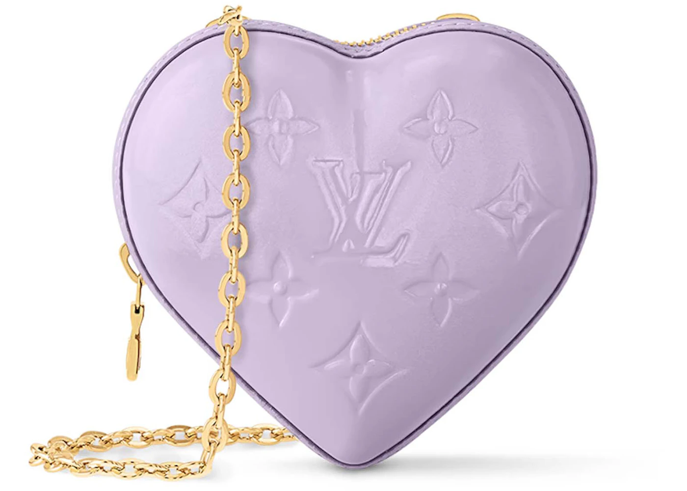 Louis Vuitton Keep My Heart Glossy Lilac in Monogram Vernis