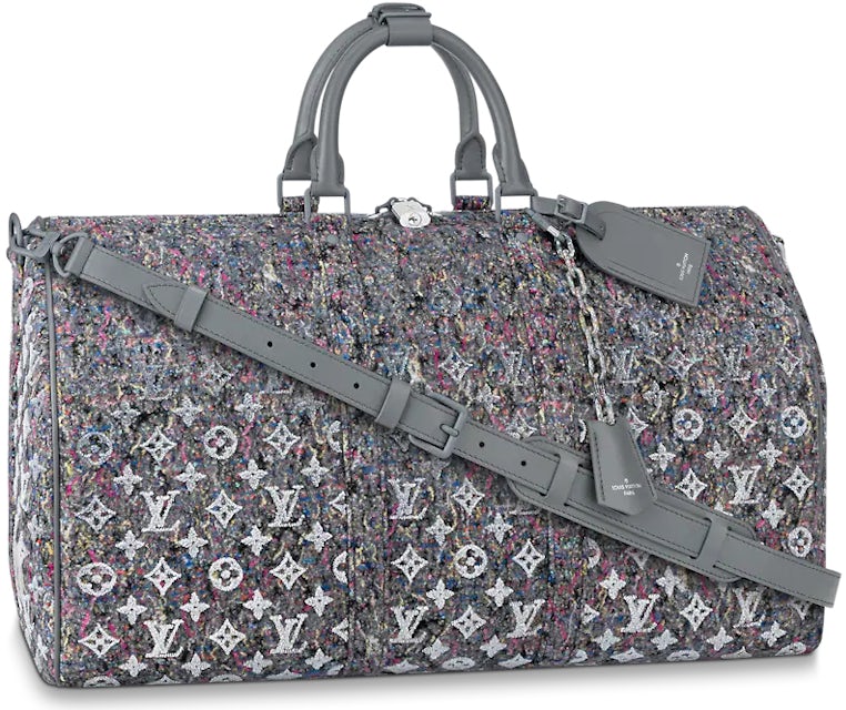 Louis Vuitton Keepall Bandouliere 50 Watercolor Multicolor Weekend Travel  Bag