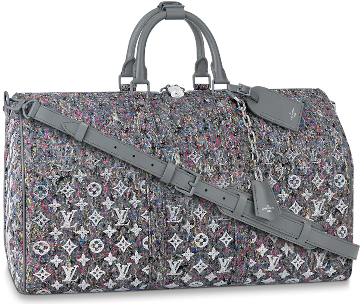 Keepall bag Louis Vuitton Metallic in Plastic - 26398750