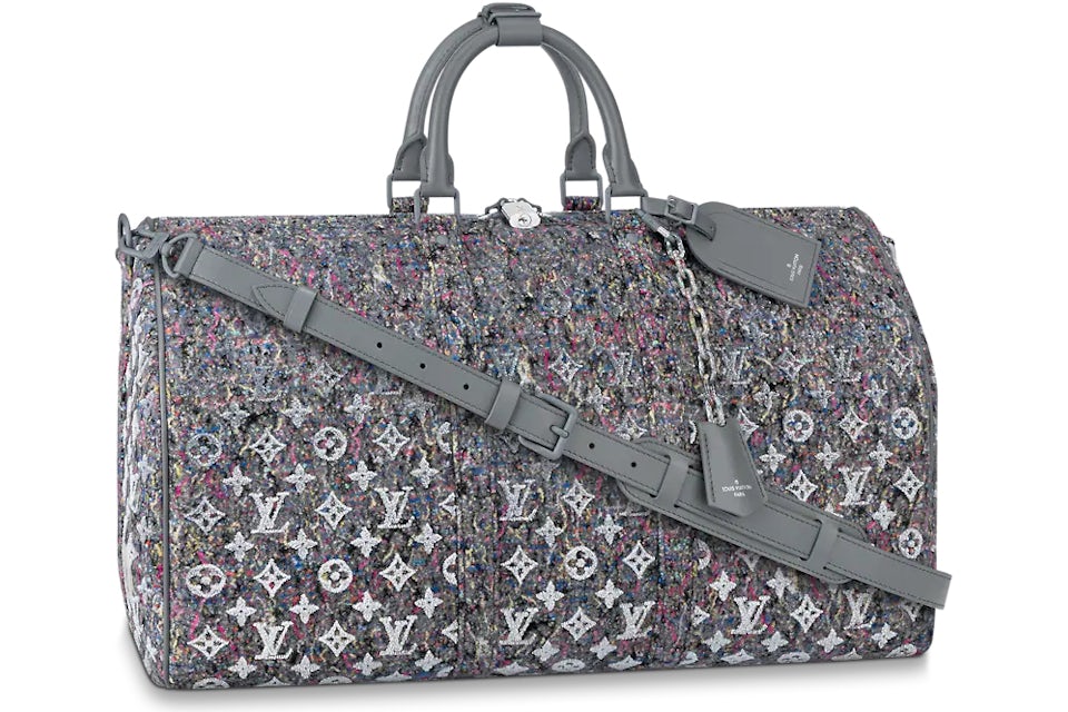 Louis Vuitton Keepall Bandouliere 50 Watercolor Multicolor Weekend Travel  Bag