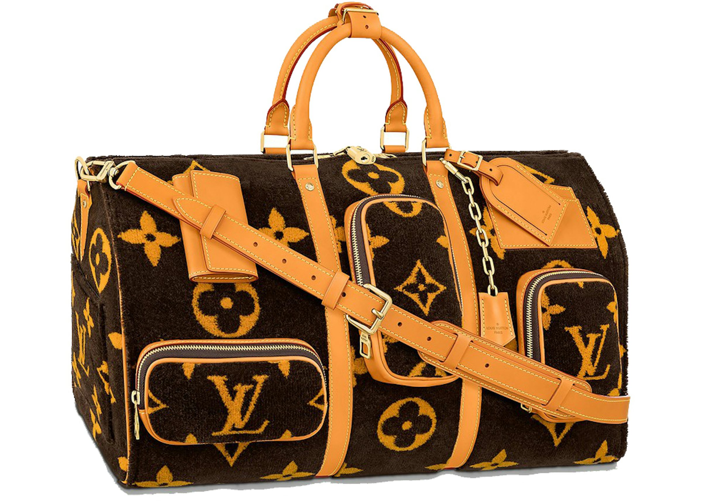 Louis Vuitton Keepall Bandouliere Monogram Galaxy 50 Black Multicolor in  Coated Canvas with Black-tone - US