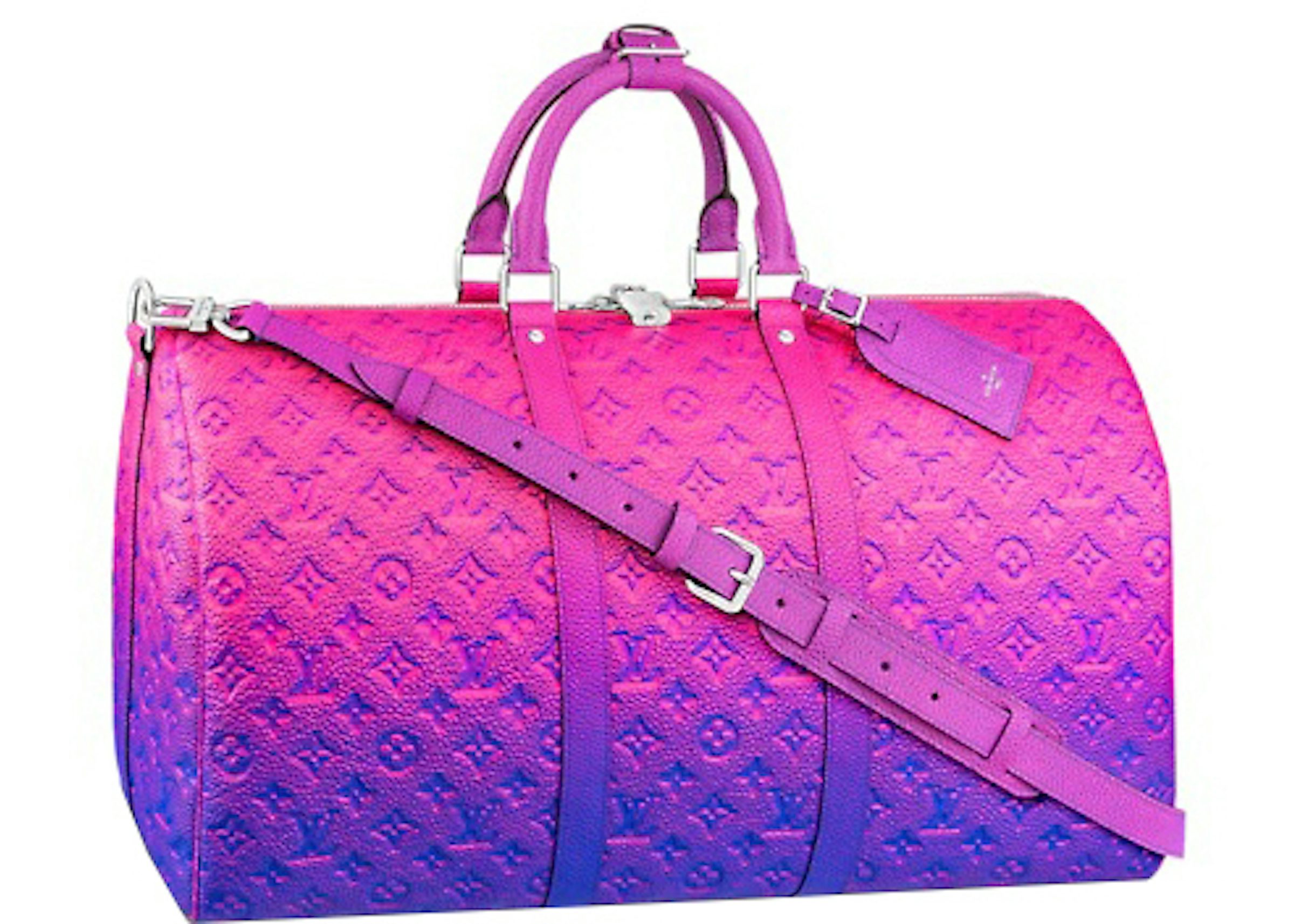 Louis Vuitton Keepall 50 Limited edtion Multiple colors Plastic ref.872658  - Joli Closet