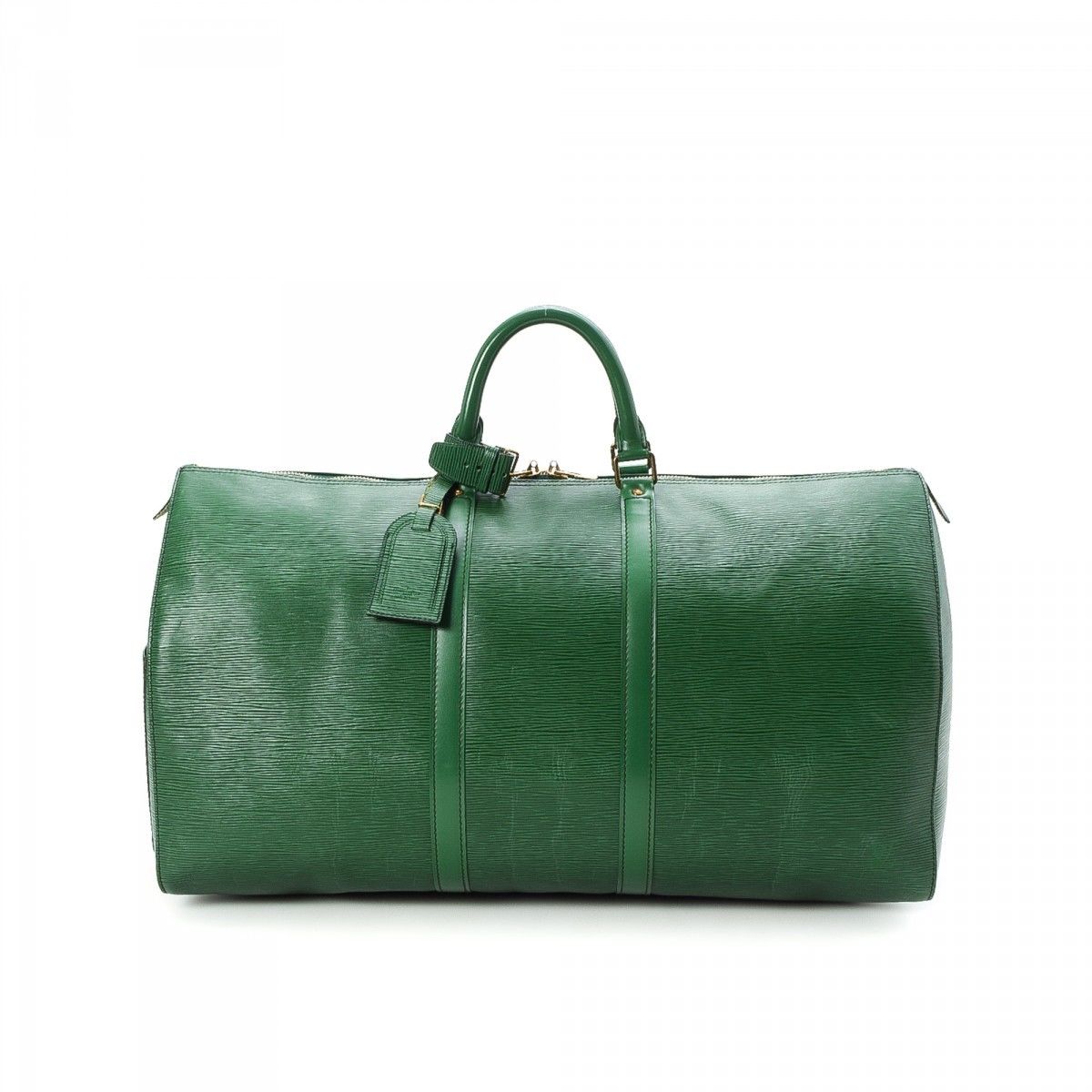 Louis Vuitton Keepall Epi 55 Green in Leather with Brass - US