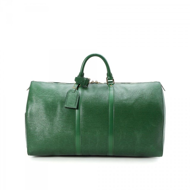 Louis Vuitton Green Epi Leather Sac Triangle Bag.  Luxury